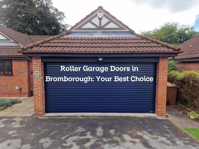 Roller garage doors service in Bromborough